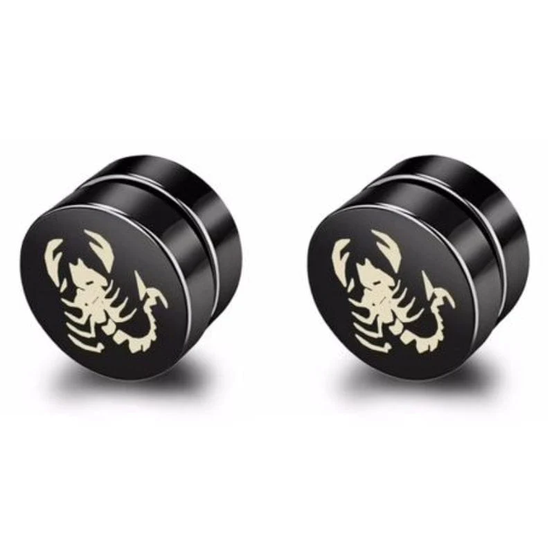AERO STING - Magnetic Non-Piercing Pure Titanium Steel Studs Earrings for Men & Boys (2 Pcs) - Image 5