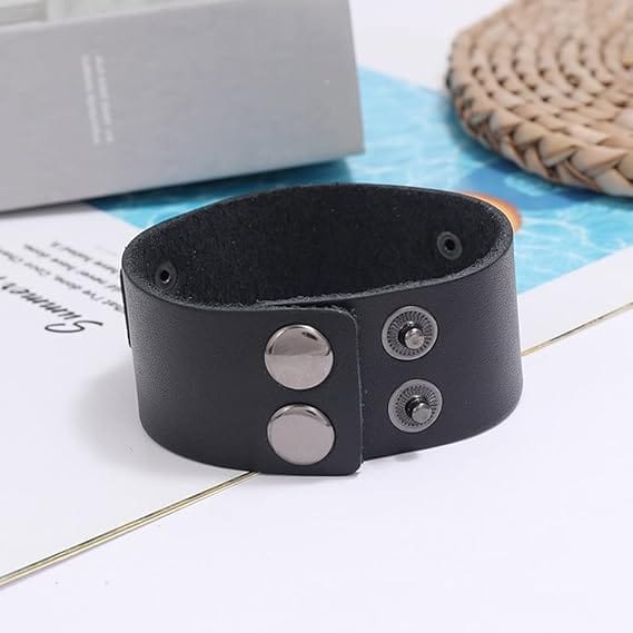 FIRESTORM PHOENIX BAND - Silver Genuine Braided Leather Bracelet Set for Men & Boys (8 inch) - Image 5