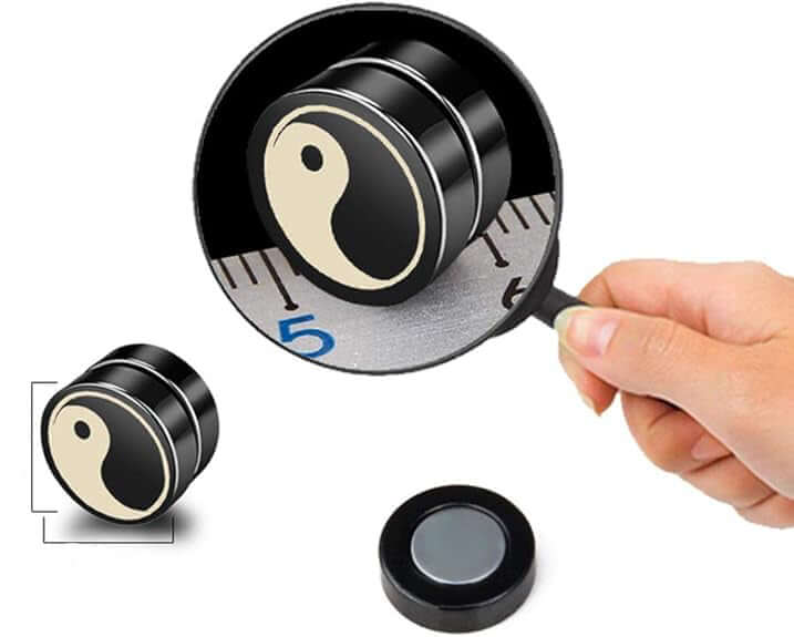 HARMONIX - Magnetic Non-Piercing Pure Titanium Steel Studs Earrings for Men & Boys (2 Pcs) - Image 5