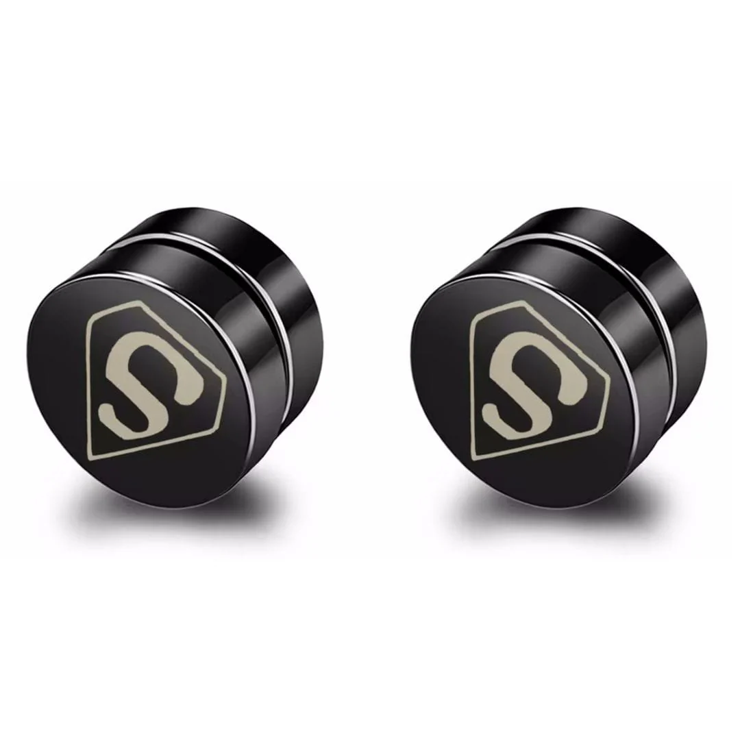 KRYPTONIAN - Magnetic Non-Piercing Pure Titanium Steel Studs Earrings for Men & Boys (2 Pcs) - Image 3