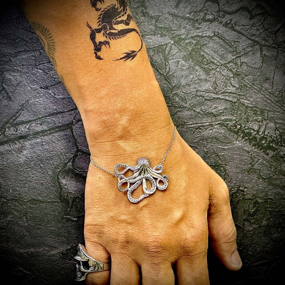 OCTOBAND - Alloy link chain Bracelet 8inch for Men and Boys - Image 4