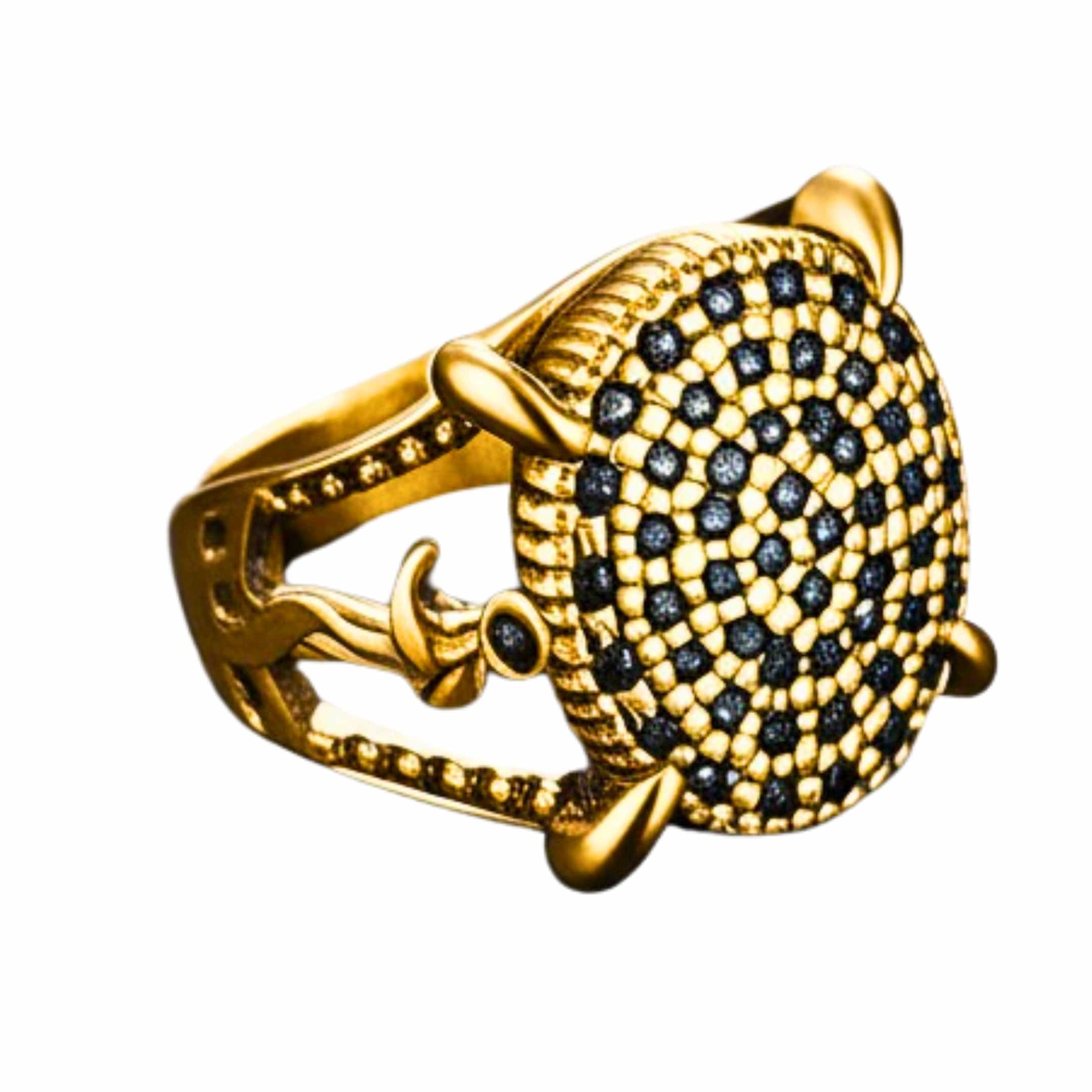 Royal Series - THE DRAGONHOLD RING - Pure Stainless Steel Men’s Black-Steel-Plated Ring – Statement Luxury Jewelry (Size : 27) - Image 10