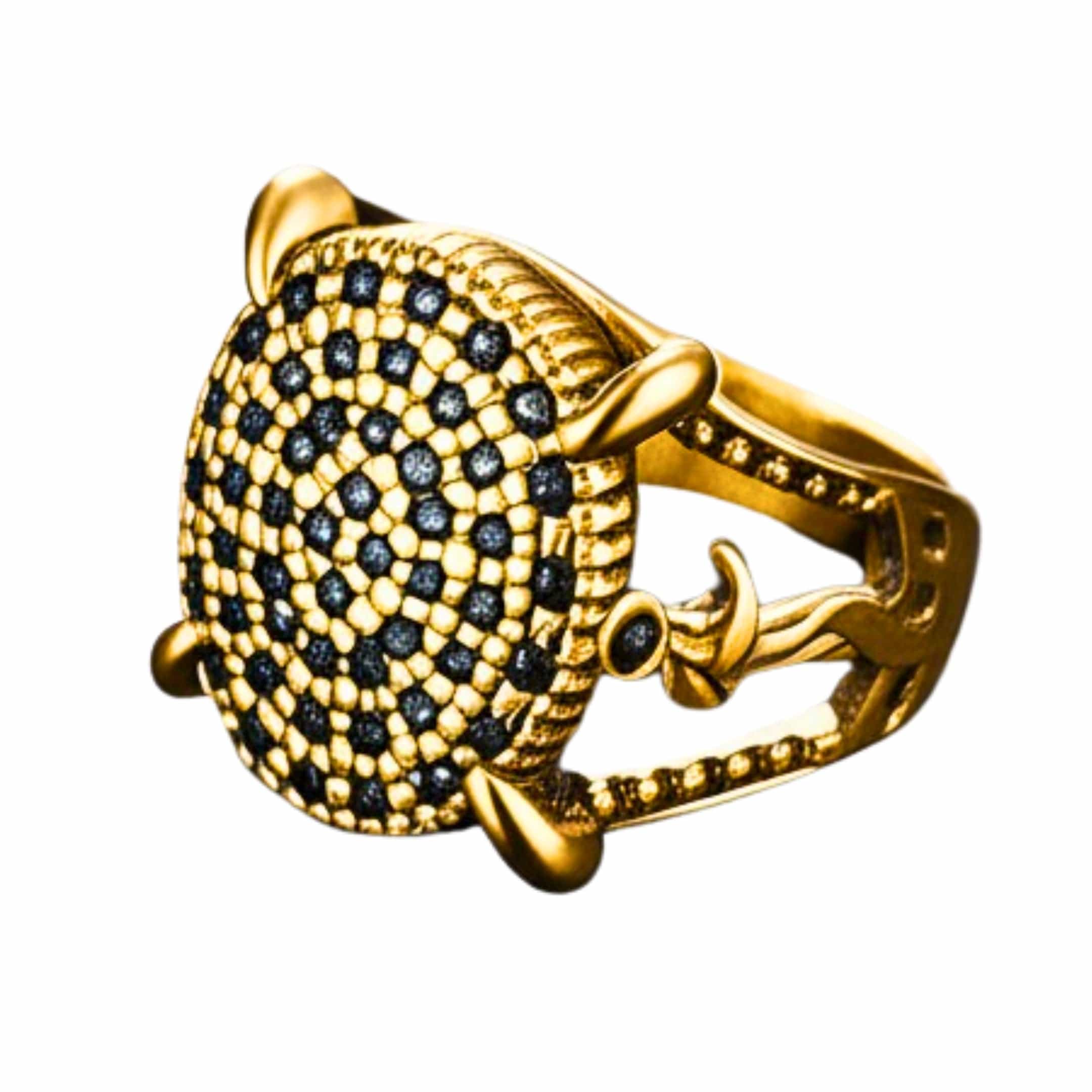 Royal Series - THE DRAGONHOLD RING - Pure Stainless Steel Men’s Black-Steel-Plated Ring – Statement Luxury Jewelry (Size : 27) - Image 8