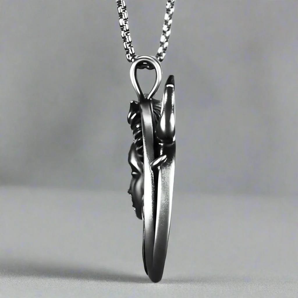 SHIVA THE PROTECTOR - Pure Vintage Pure Steel Pendant with 24inch Round Box Chain for Men & Boys - Image 6