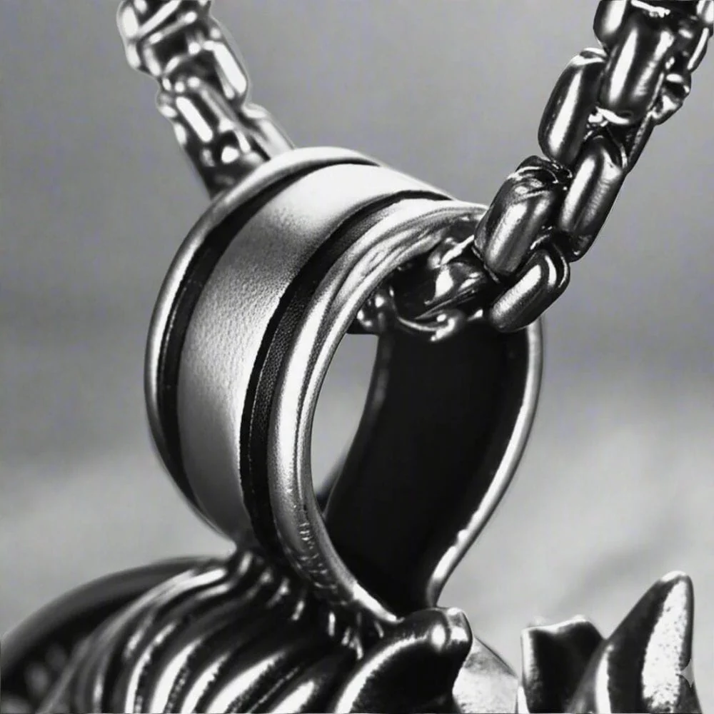 SHIVA THE PROTECTOR - Pure Vintage Pure Steel Pendant with 24inch Round Box Chain for Men & Boys - Image 7