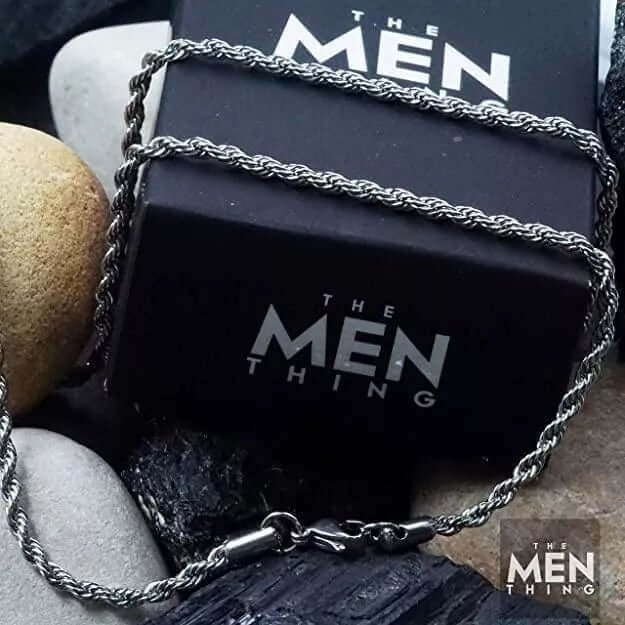 TWISTED ROPE - 3.5mm Chain Stainless Steel 24inch for Men & Boys - Image 5