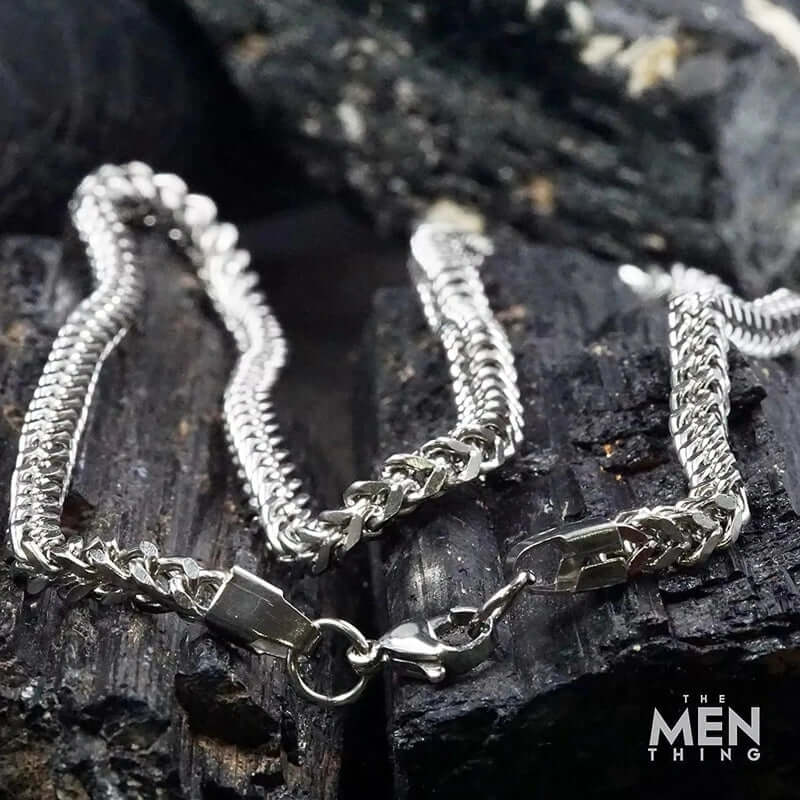 WHEAT CHAIN -  4mm  Pure Stainless Steel Chain, 24inch for Men & Boys - Image 4