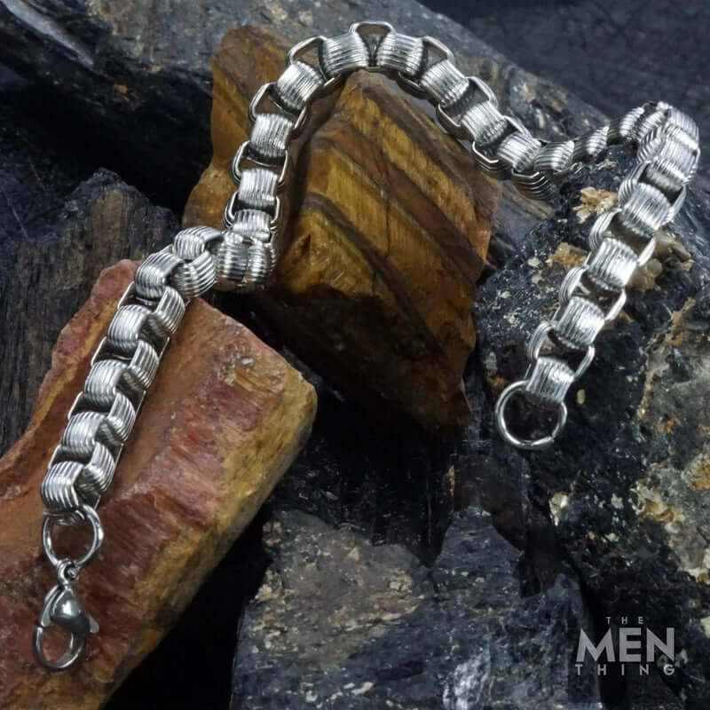 CURVELINE - 6mm Stainless Steel Bracelet 7 inch for Men & Boy - Image 3