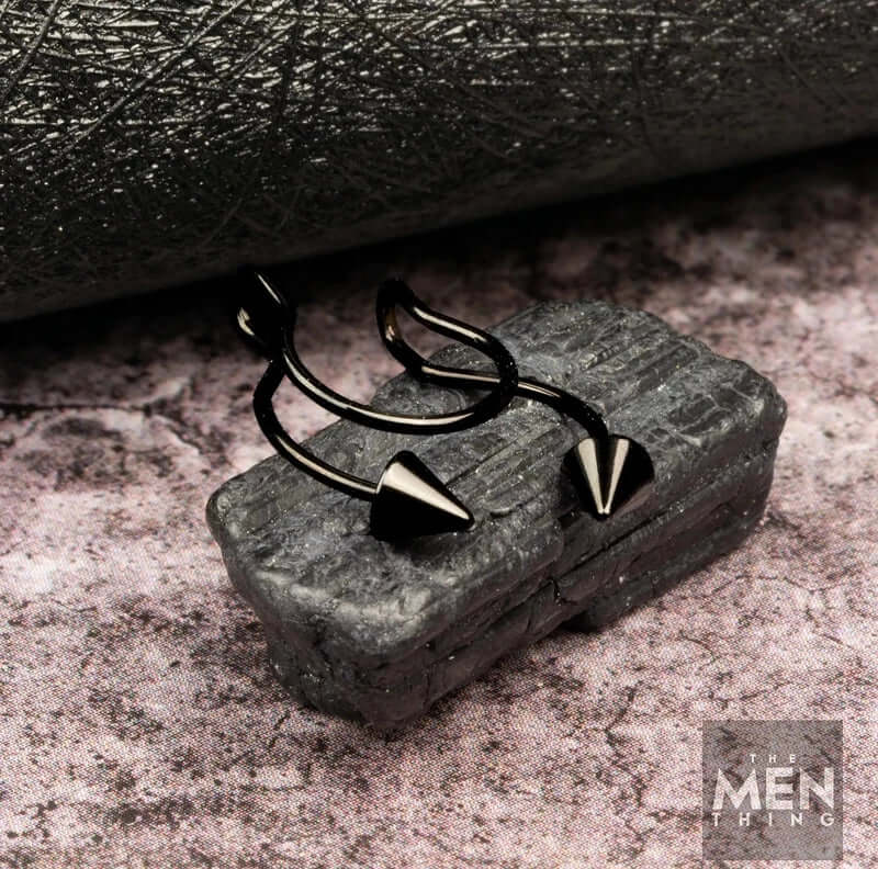 TWIN DART - Non-Piercing & Stylish Nose Ring Made from Pure Stainless Steel for Men and Boys (1 Pcs) - Image 5