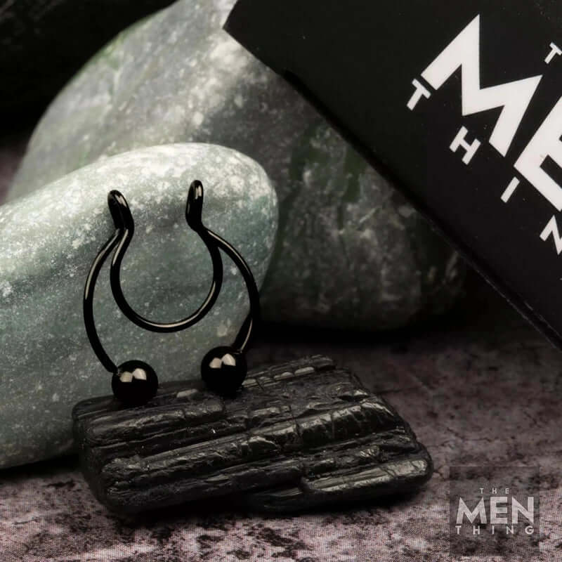 SPARTA MAN - Non Piercing Nose Pin – Pure Stainless Steel for Men and Boys (1 Pcs) - Image 4