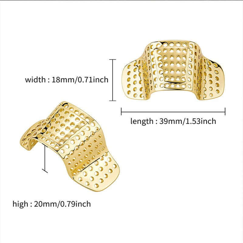 NOSE BAND-AID - Gold Toned Fashion Nasal Clip, Nightclub  - No Holes Nose Clip, Nose Strip for Men and Boys (1 Pcs) - Image 3