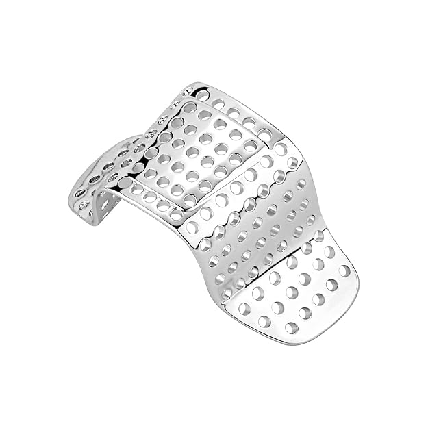 NOSE BAND-AID - Silver Toned Fashion Nasal Clip, Nightclub  - No Holes Nose Clip, Nose Strip for Men and Boys (1 Pcs) - Image 3