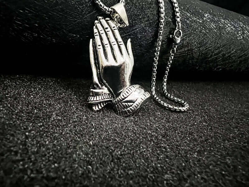 APPLAUD - Alloy Pendant with Stainless Steel 24inch Round Box Chain, Milan trending Style for Men & Boy - Image 3