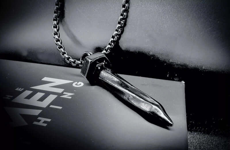 DARKNAIL - Alloy Pendant with Pure Stainless Steel 24inch Chain for Men, European trending Style - Round Box Silver Chain for Men & Boy - Image 3