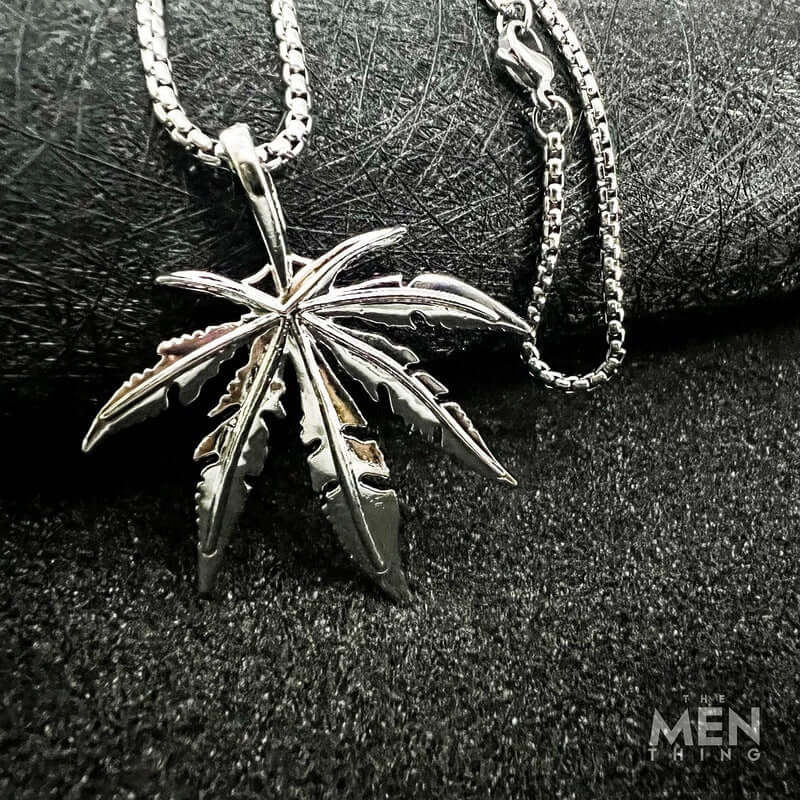 LEAFEN - Alloy Pendant with Stainless Steel 24inch Chain - Image 5