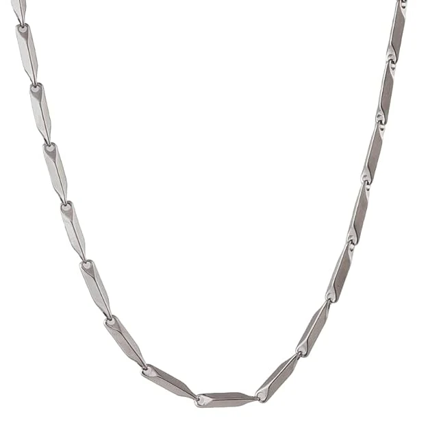 RICE CHAIN - Pure Stainless Steel 24inch - European Trending Style - Necklace for Men & Boy - Image 4