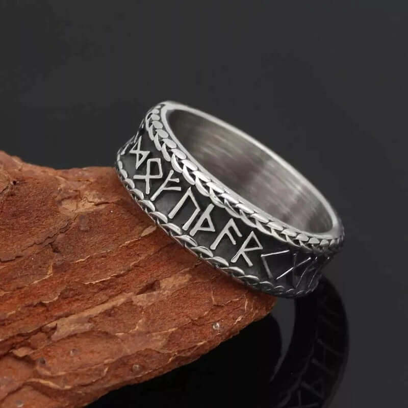 CELTIC KNOT VIKING - Titanium Steel Ring  (Silver Tone - Size 17,21,24) - Image 5